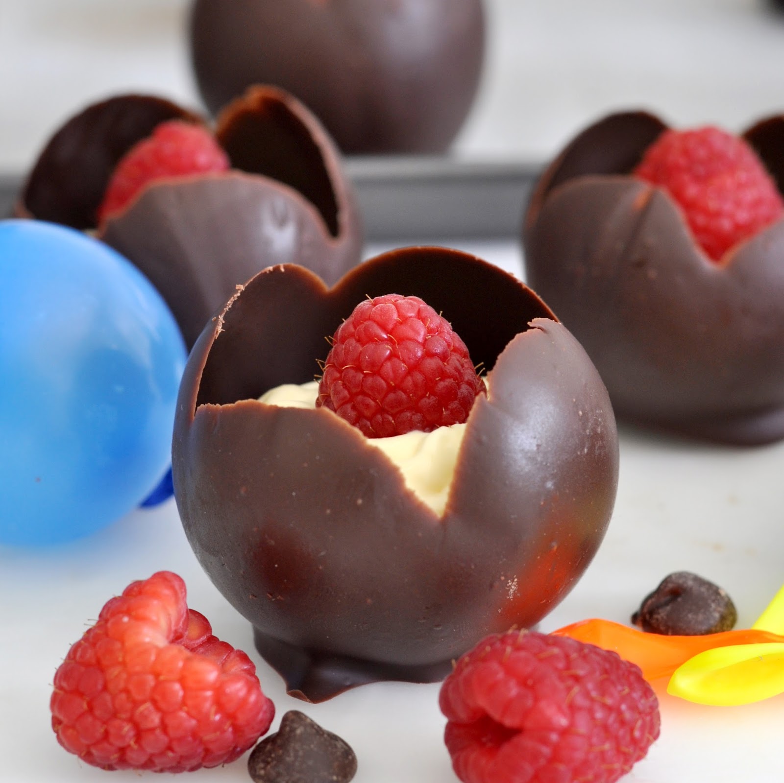 Cooking with Manuela Learn How to Make Chocolate Eggs with Balloons