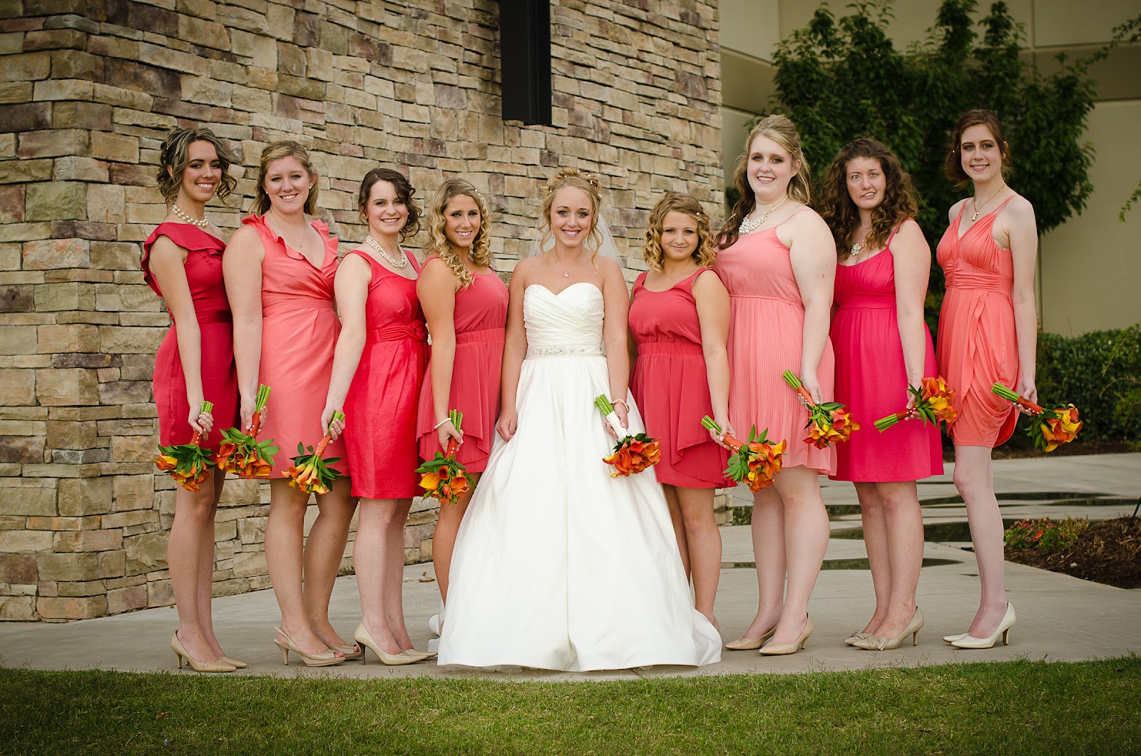 Passion, Pink, & Pearls: Beginning our Forever& Always: Bridal Party