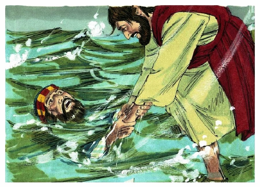 Histórias da Sementinha Jesus anda sobre as águas Histórias da Sementinha Jesus anda sobre as águas