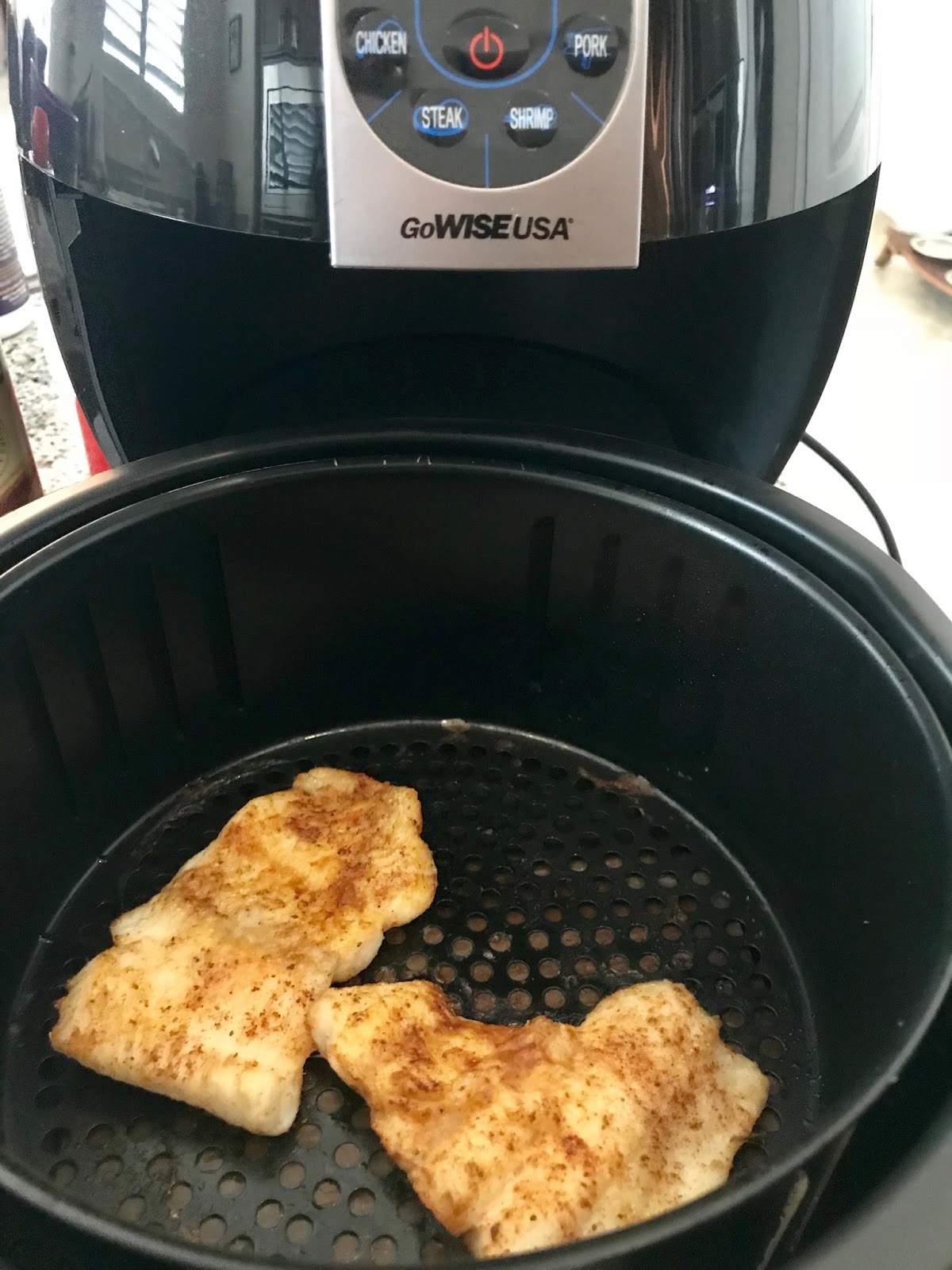 Cooking with Joanna Air Fryer Filet of Sole & Steamed Asparagus