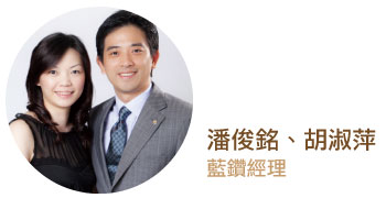 藍鑽經理潘俊銘、胡淑萍