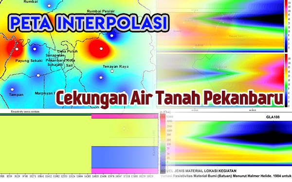 Peta Interpolasi Cekungan Air Tanah Pekanbaru - Riau