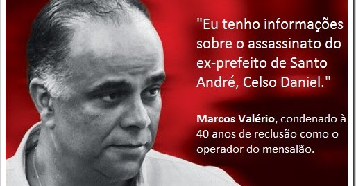 Resultado de imagem para marcos valerio + celso daniel