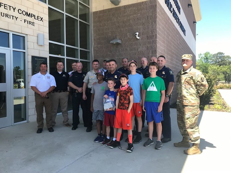 Sheriff's Department thanks local boys for $100 from lemonade stand to help with Ruston storm repairs