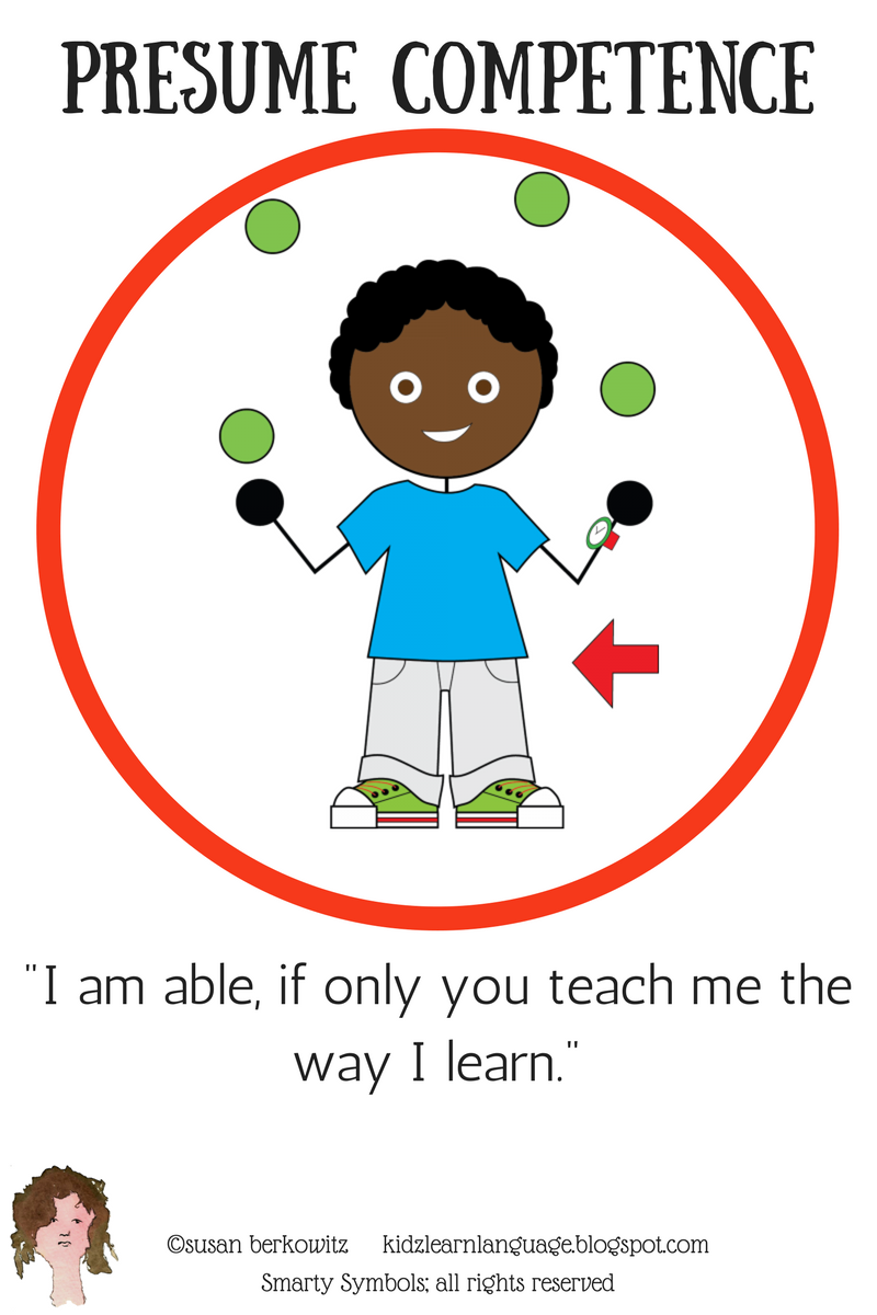 kidz learn language presume competence to what