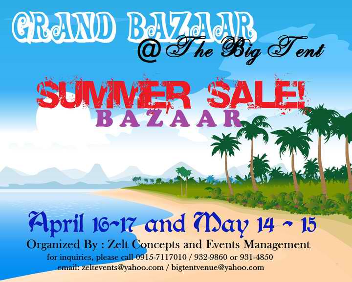 Manila Shopper Grand Bazaar at The Big Tent