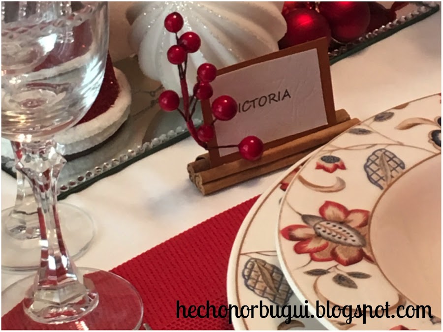  Marcadores de sitio para la mesa de Navidad