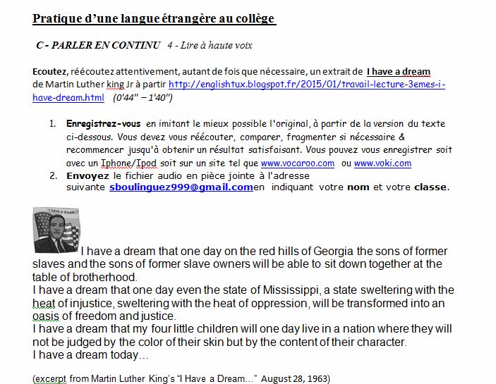 Englishtux blog : Martin Luther King; I have a dream