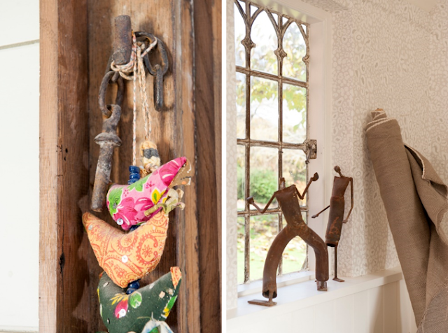 Boho meets African-lodge/ski-chalet/cozy-English-farmhouse - studio outbuilding www.bohohome.com @bohosusan