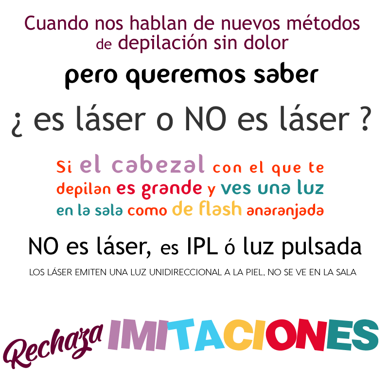 Depilación Diodo IPL Vs LASER