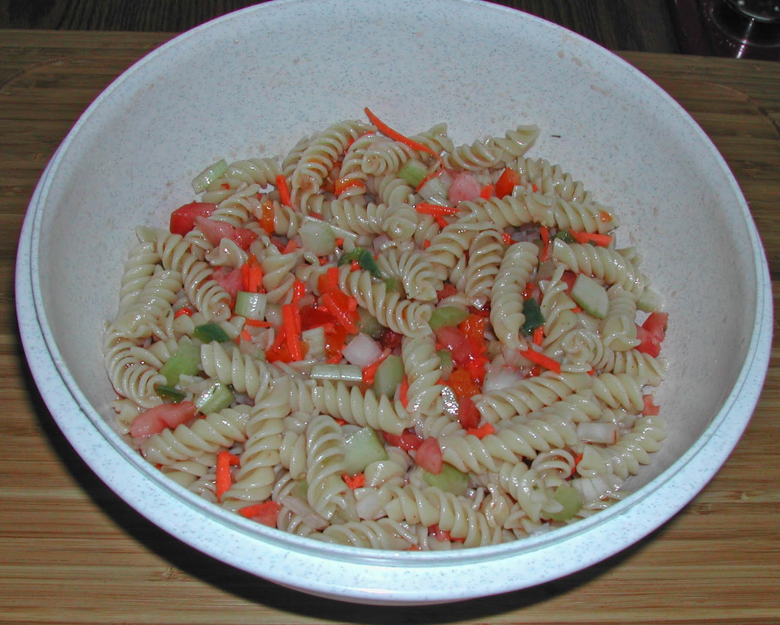 The Iowa Housewife Spiral Pasta Salad