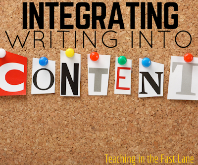 Are you looking for easy peasy ways to get your students writing in content areas? This blog post details seven ways to get them writing. The last one is my favorite! 