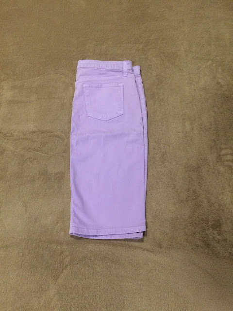 Colored Denim Skirts: Lavender Denim