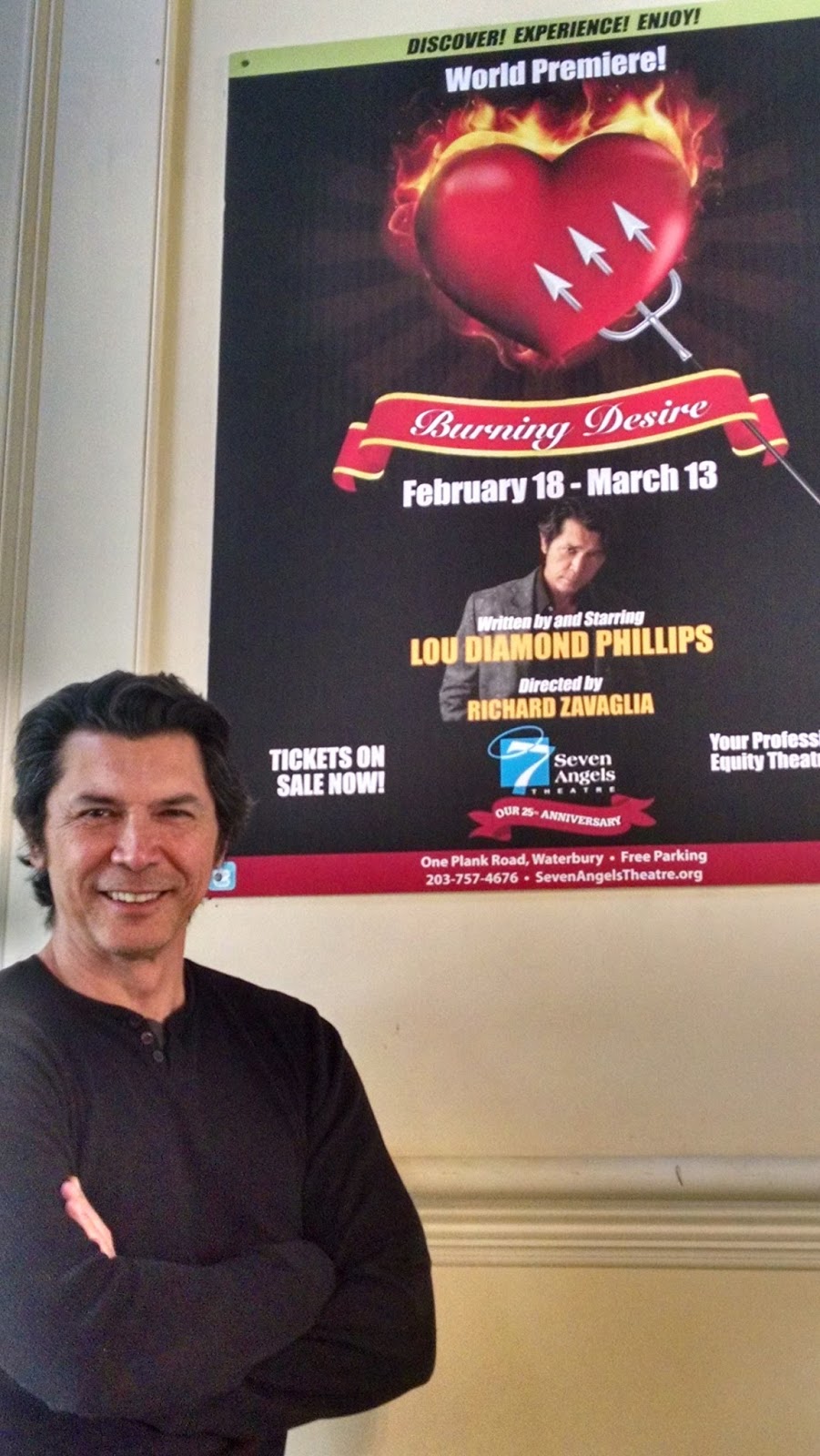 Connecticut Arts Connection Lou Diamond Phillips Talks About His Burning Desire At Seven Angels