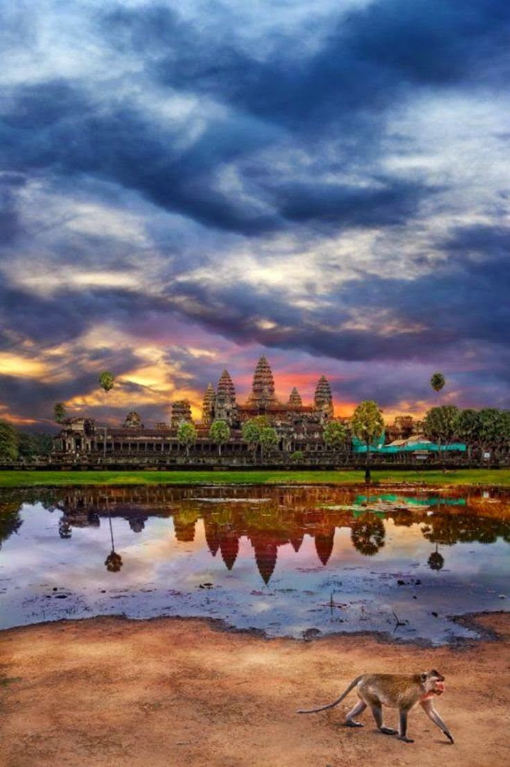 Angkor Wat, Cambodia | 10 Places to See Beautiful Sunset Around The World Angkor Wat, Cambodia | 10 Places to See Beautiful Sunset Around The World