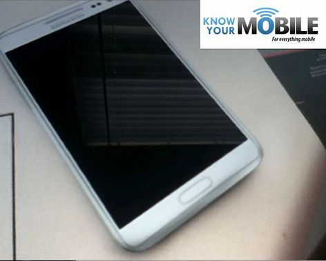 Samsung Galaxy Note II leaked