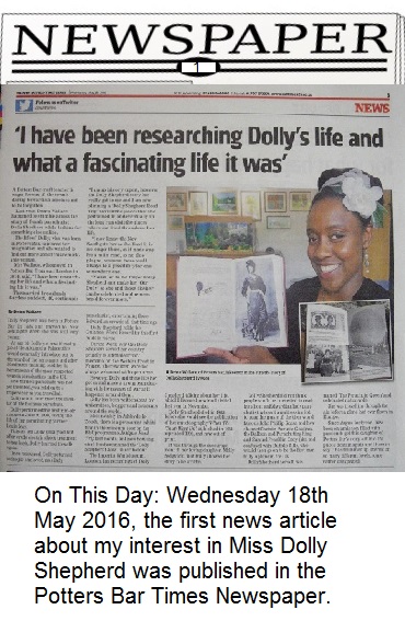 Dolly Shepherd 2017 On This Day Dolly Shepherd 2017 On This Day