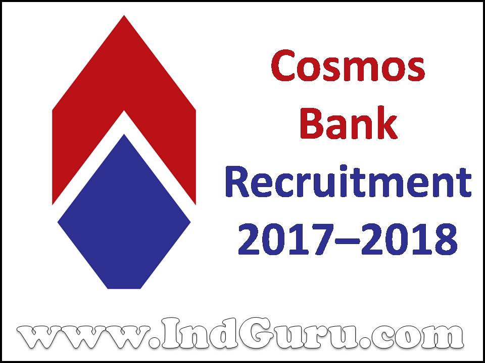 Cosmos Bank Recruitment 2017–2018 Cosmos Bank Recruitment