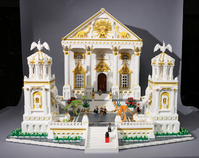 Building Dinotopia in Lego