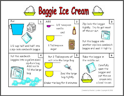 Classroom Freebies: Make Baggie Ice Cream with Your Students!