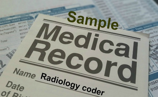 Radiology Coding Sample Charts