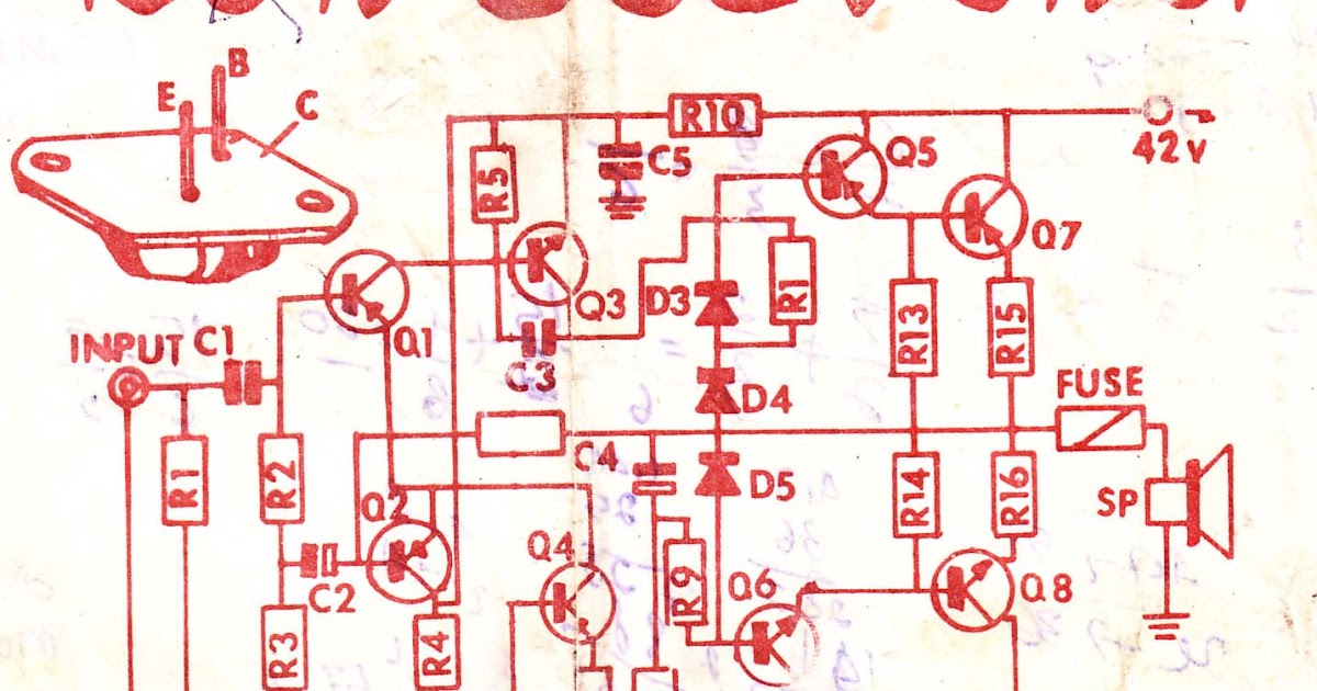 Audio Amplifier - 2N3055 MJ2955 ~ Elektrik