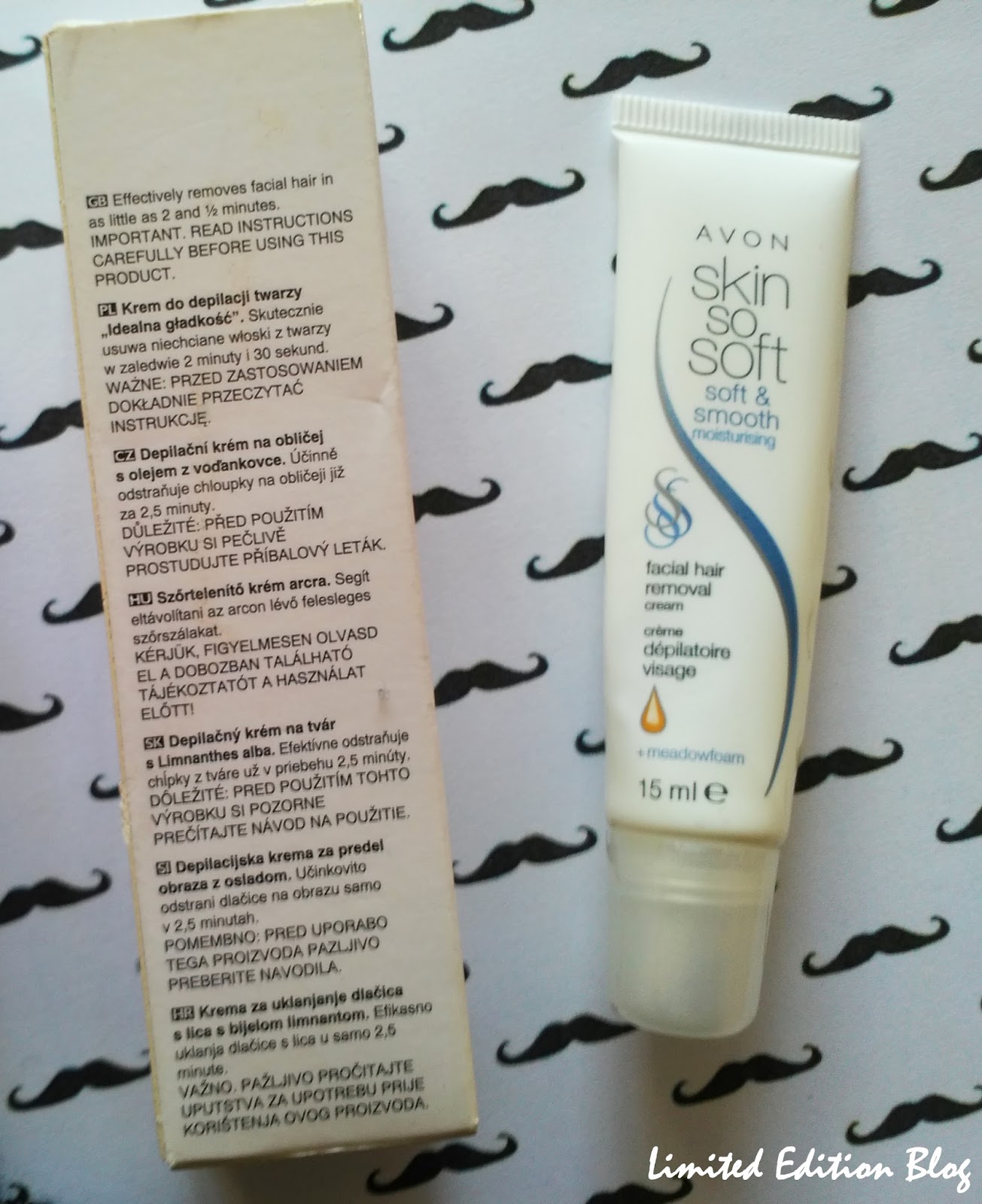 Krem do depilacji twarzy AVON mój sposób na "wąsika" ;) Limited Edition ♥
