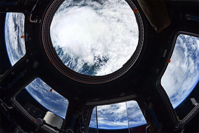 Tempestade Harvey vista do espaço - Randy Bresnik