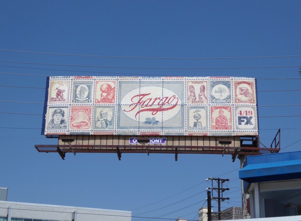 Fargo season 3 billboard Santa Monica Boulevard Fargo season 3 billboard