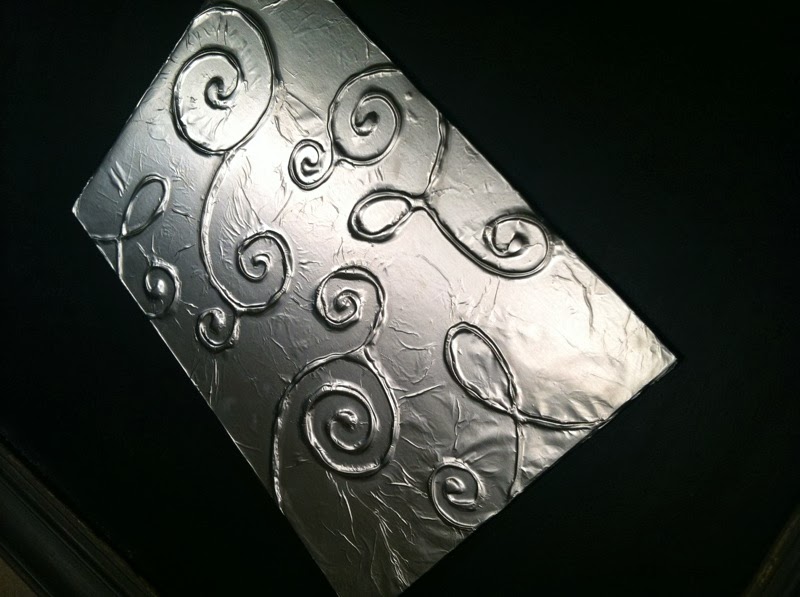 Oh So Pinteresting Fun with Foil and Glue