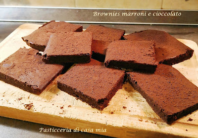 brownies marroni e cioccolata