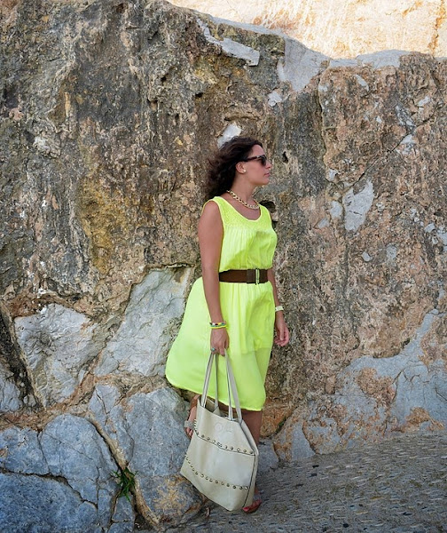 sunshine, vestido, amarillo, peñiscola, mi vestido azul, blogger, blog de moda, looks, ootd