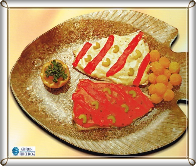 Filete de platija con pimientos Filete de platija con pimientos