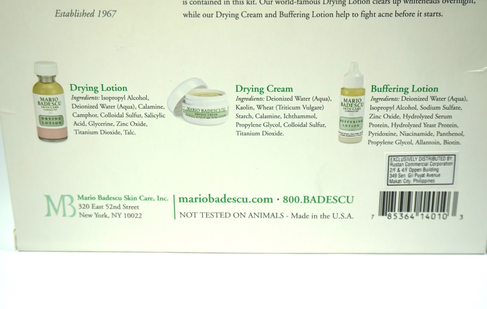 Mario Badescu Acne Repair Kit + Enzyme Cleansing Gel Review | The