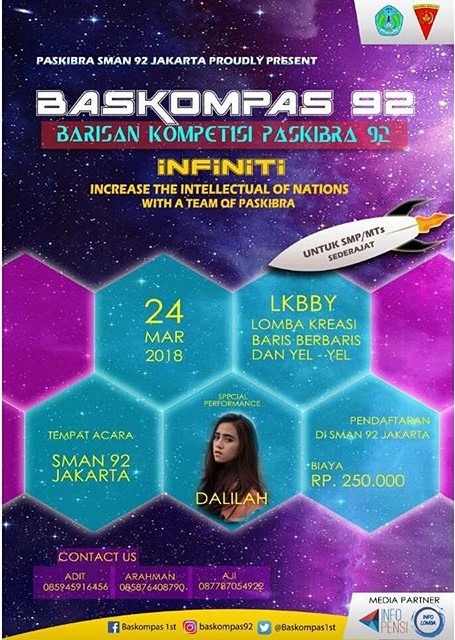 Lomba Barisan Kompetisi Paskibra (BASKOMPAS) SMAN 92 Lomba Barisan Kompetisi Paskibra (BASKOMPAS) SMAN 92