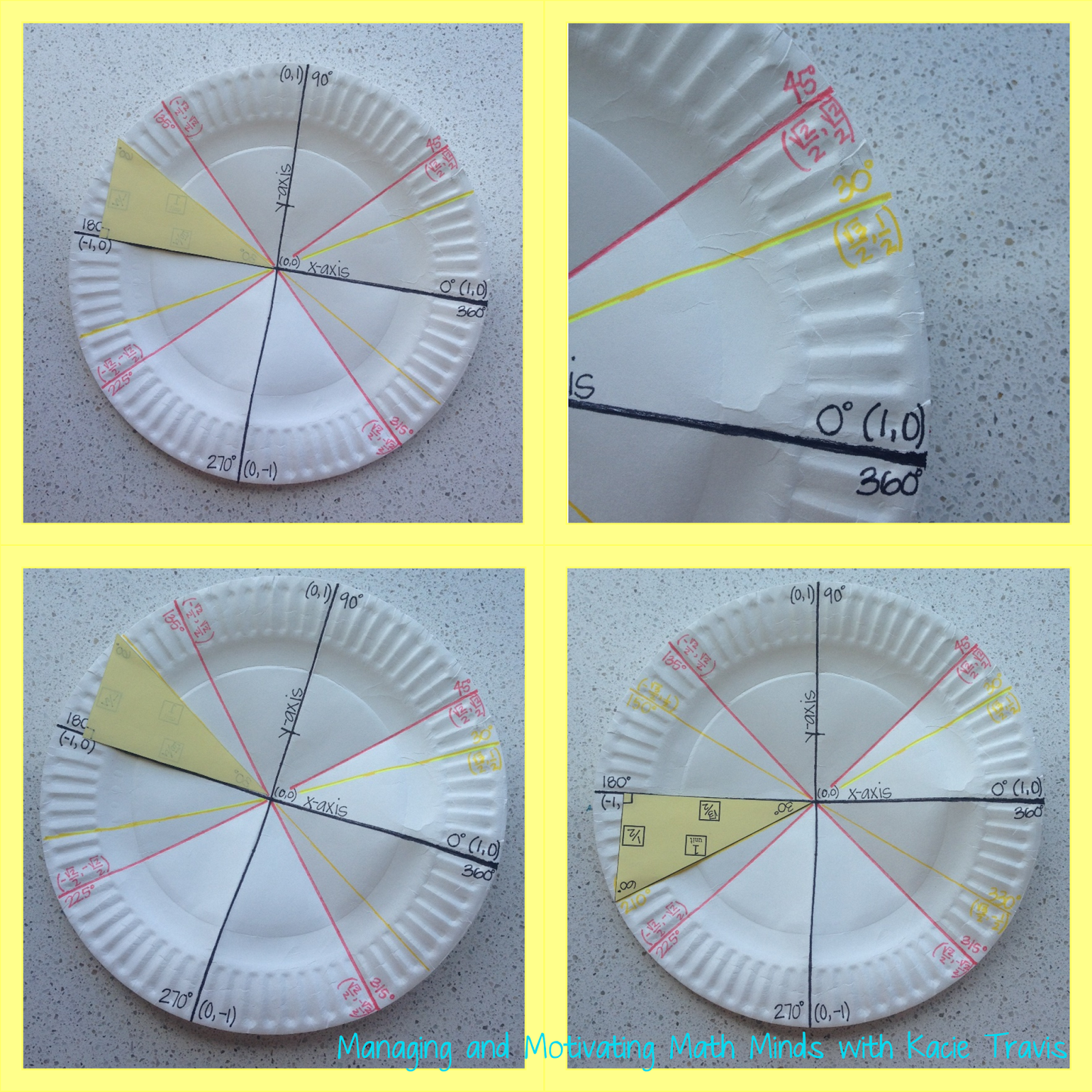 Managing and Motivating Math Minds with Kacie Travis Paper Plate Unit Circle