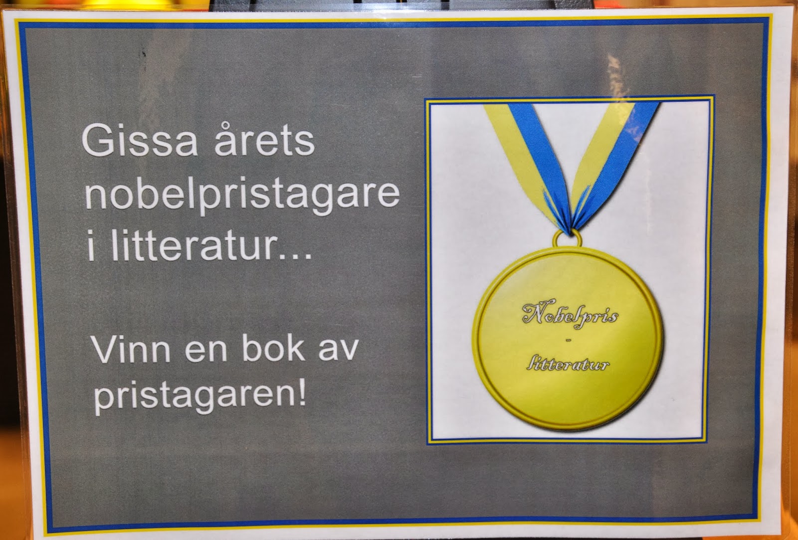 Blandad konfekt Nobelpriset i litteratur