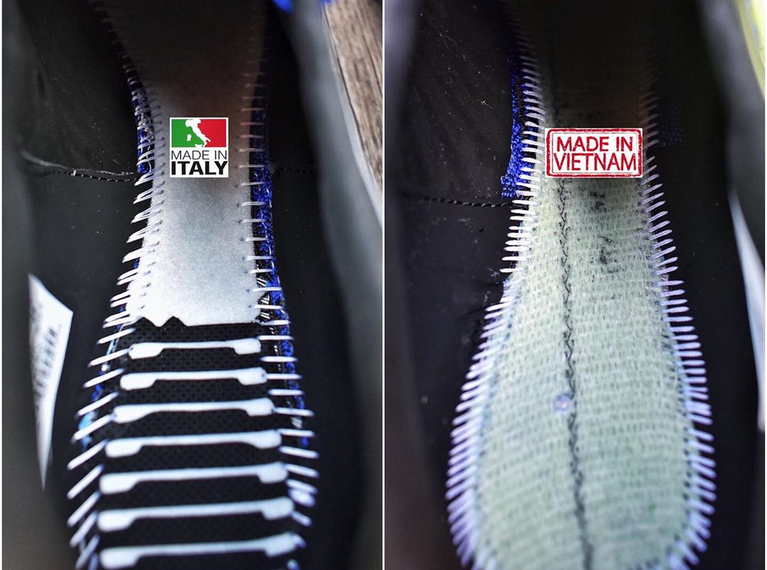 brecha liebre Red de comunicacion Surprising Differences - Made in Italy vs Made in Vietnam Nike Hypervenom  Phantom Boots - Footy Headlines