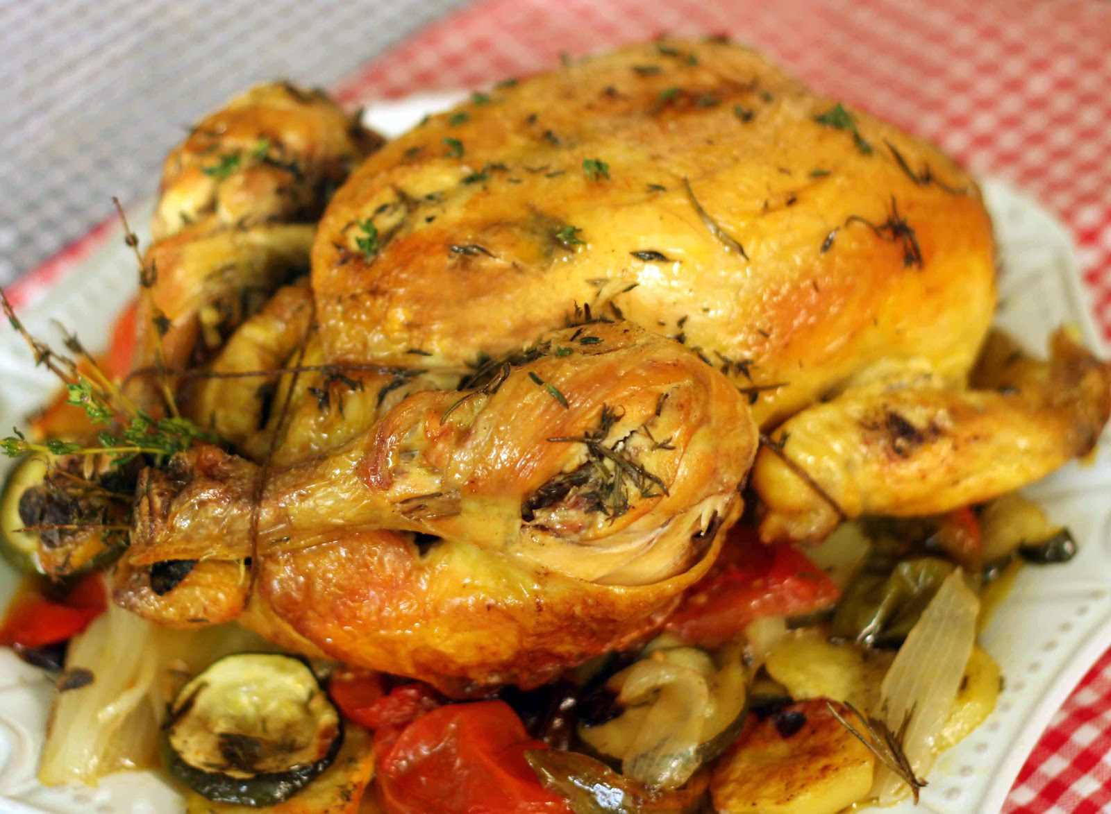 Receta para Pollo asado con vegetales: MAS QUE RIQUÍSIMO - My Way Recetas