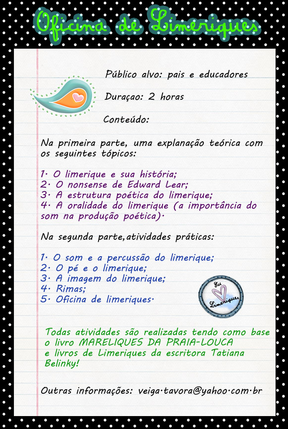 LIMERIQUE Oficina de Limeriques LIMERIQUE Oficina de Limeriques