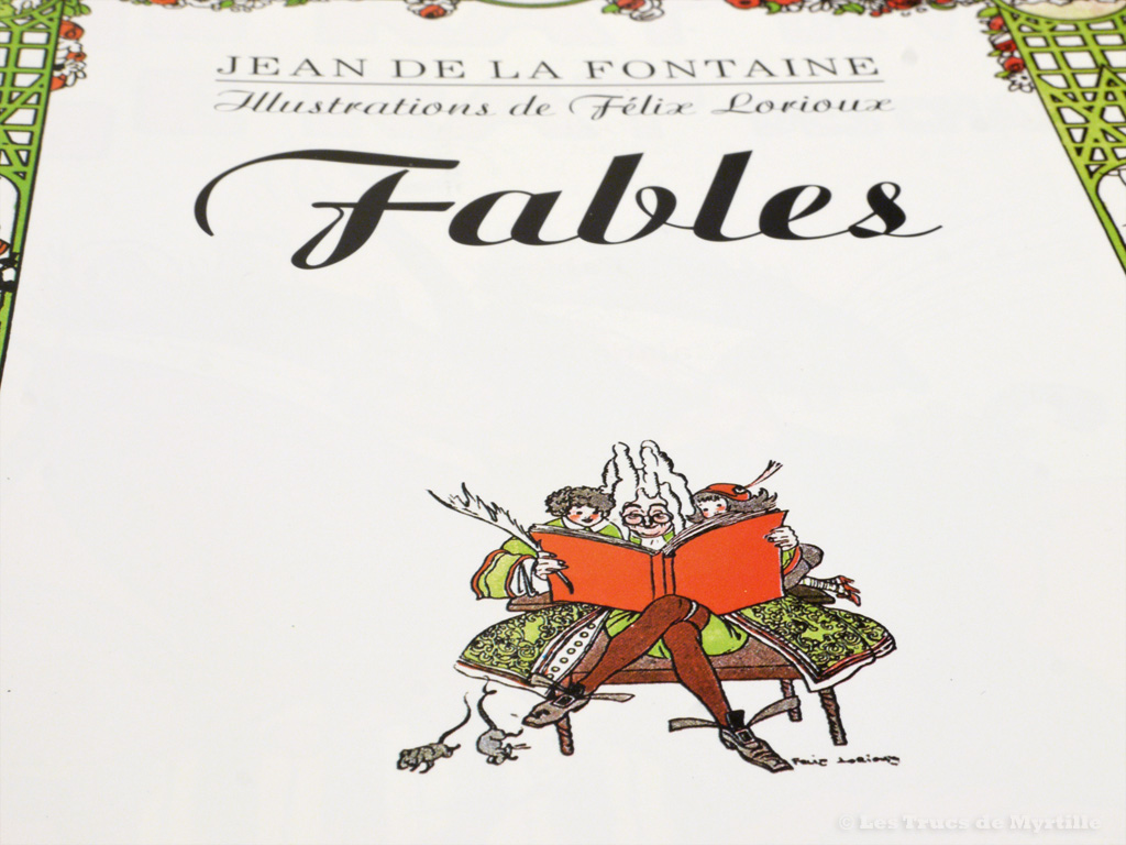 Fables De La Fontaine Page De Garde