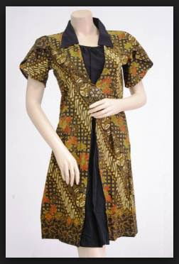 Model baju batik muslim wanita Model baju batik muslim wanita