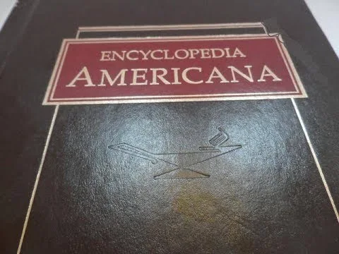 Capa da Enciclopédia Americana de 1958