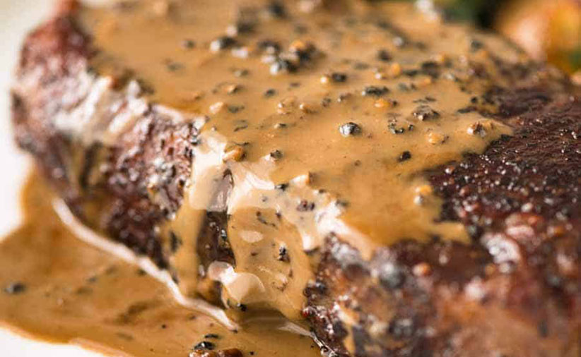 Steak au poivre