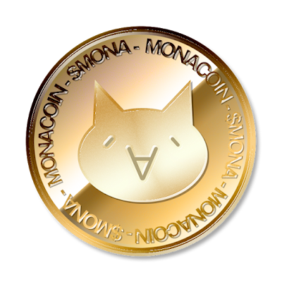 モナコイン（MonaCoin）のフリー素材（金貨ver）