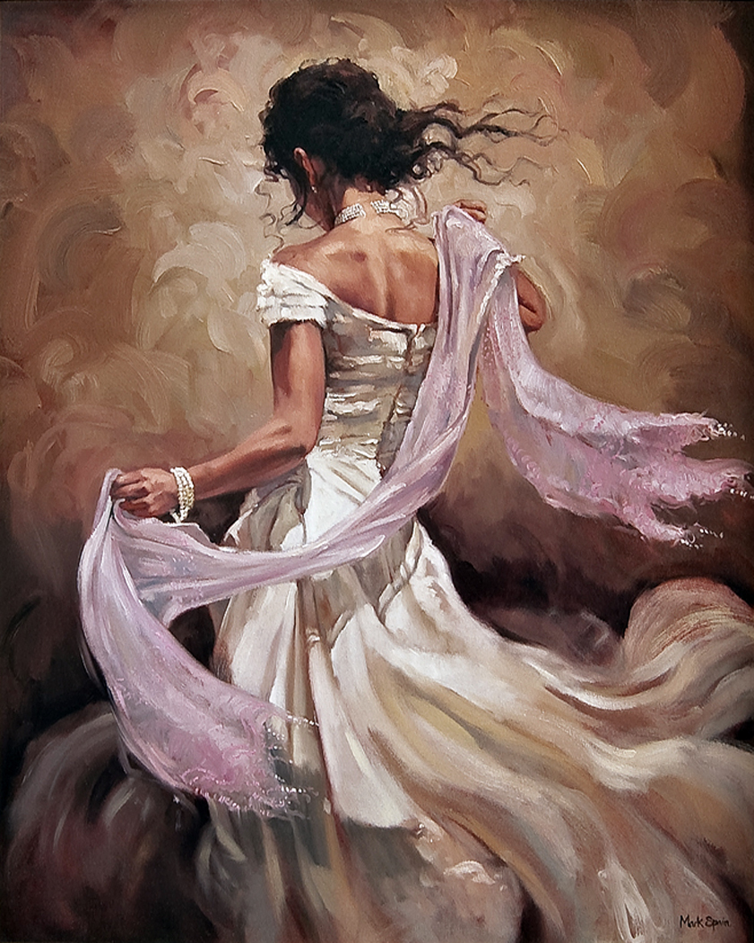 Mark Espanha | pintor figurativo ~ dança flamenga