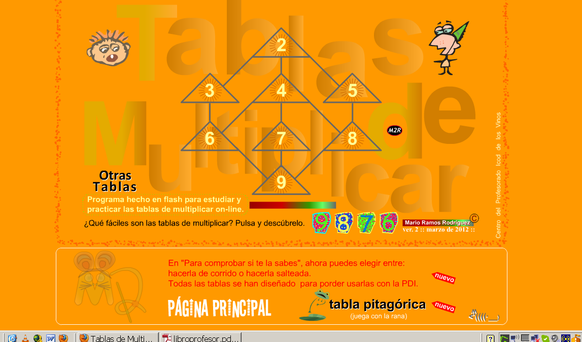 Mis alumnos Rosana.primaria LAS TABLAS DE MULTIPLICAR