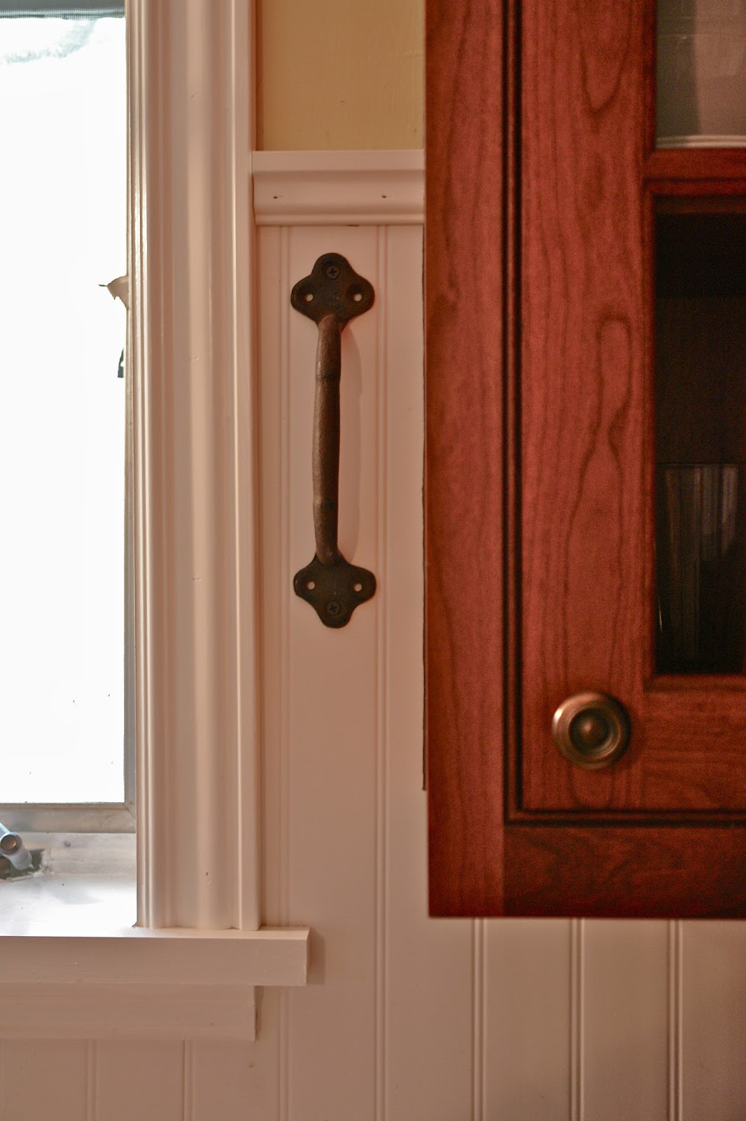 REDWOODSHIRE learning to grow; growing to learn A Barn Door Handle Towel Hanger