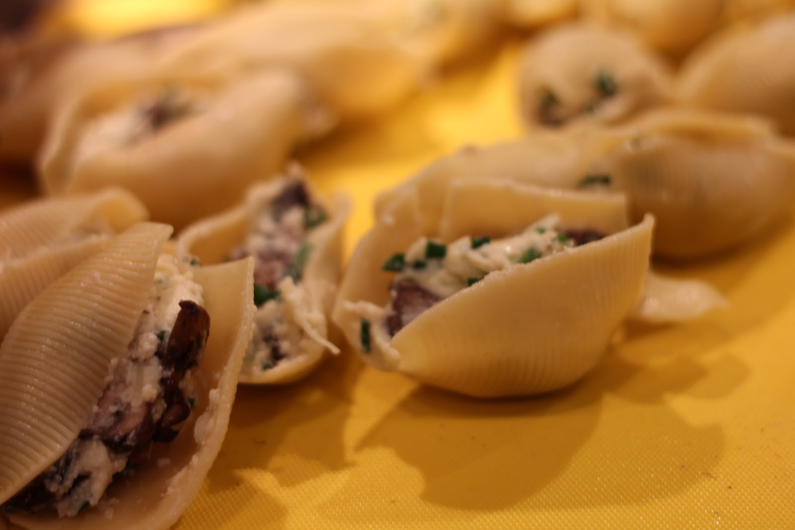 In the Centner of it All Mushroom Stuffed Shells