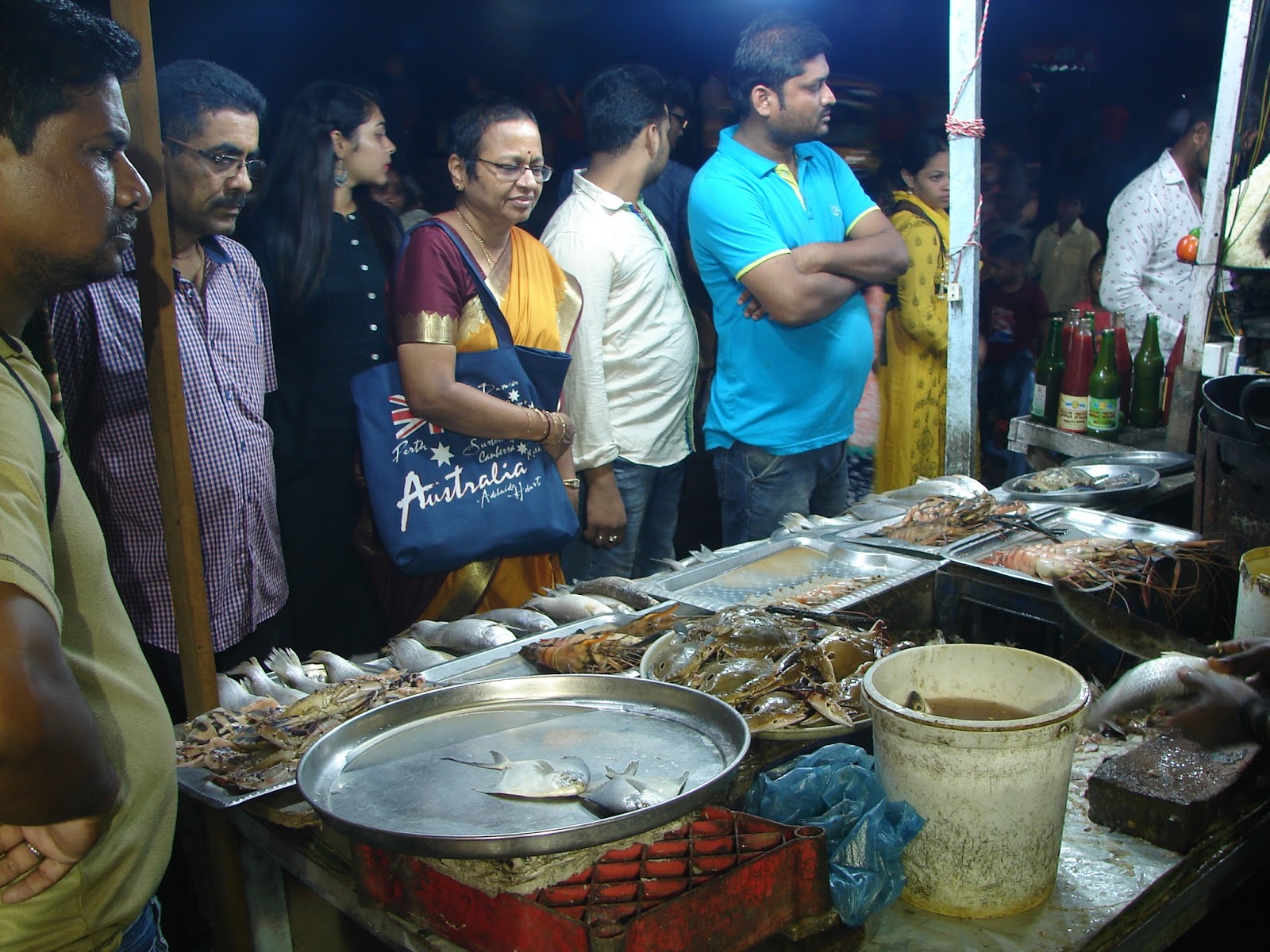 Raghu's column! Seafood along Marine drive and the beach in Puri.